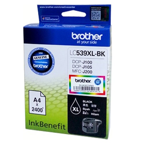 Mực in Brother LC 539 XL Black Ink Cartridge