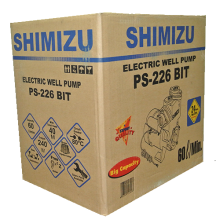 Máy bơm nước Shimizu PS-226 BIT không tự động, đẩy cao, giếng cạn
