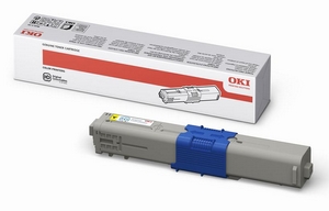 muc in oki c310 yellow toner cartridge