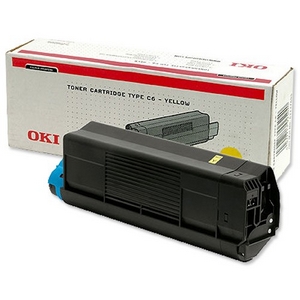 muc in oki c5100y yellow toner cartridge