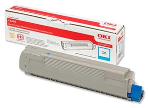 muc in oki c8600 cyan toner cartridge